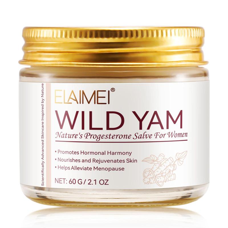 Wild Yam Cream, Natural Wild Yam Cream, Moisturizer for Dry Skin, Body Care Product for Women, Skin Care Product for Daily Use, Christmas Gift