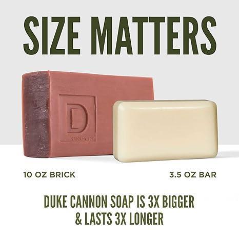 Duke Cannon Supply Co. Big Brick of Soap for Men - Sawtooth, Alpine Air and Cedarwood Scent, 10 oz Body Care