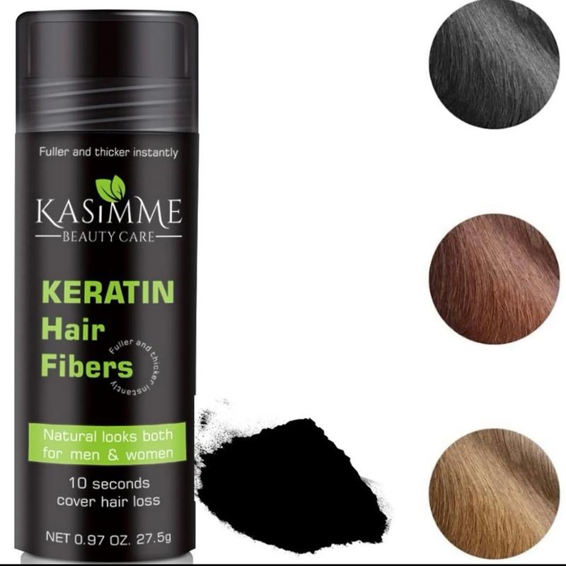 Keratin Natural  Hair fiber Powder , waterproof natural hair look instant powder , hair thickening fiber , hair building fiber, natural texture hair