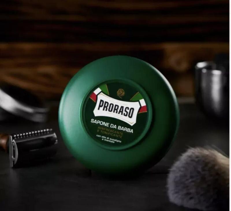 Proraso Shaving Soap In A Bowl - Refresh & Toning, 5.2 Oz Made in Italy