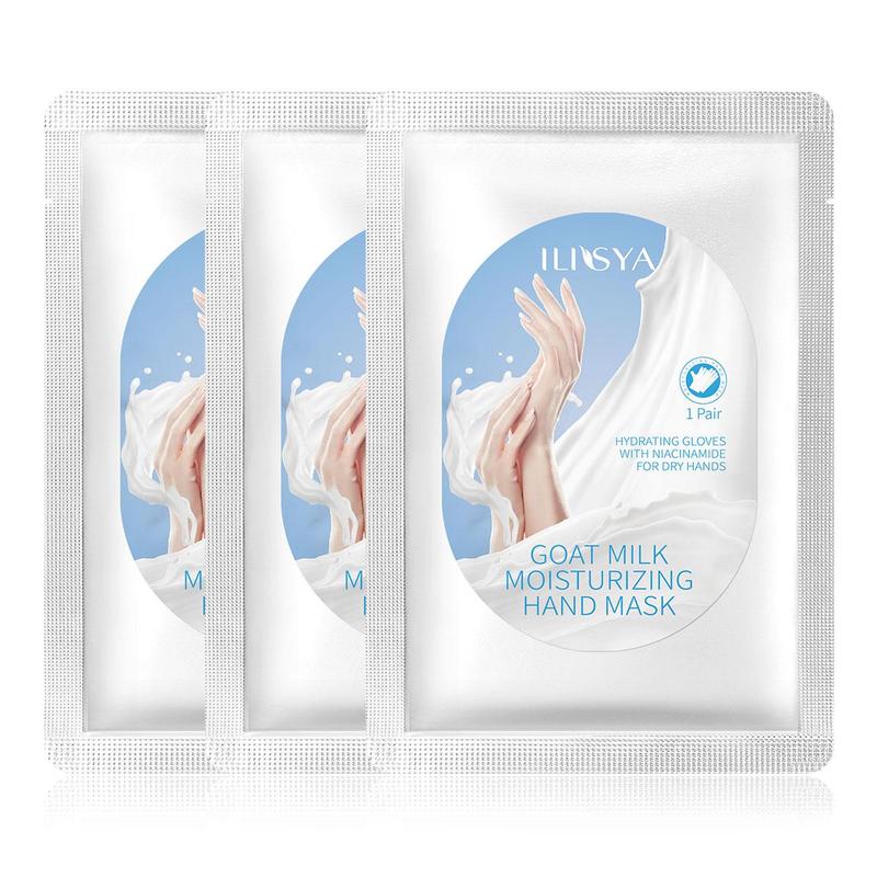 Moisturizing Hand Mask, 3 Pairs set Hydrating Hand Mask, Exfoliating Hand Mask, Hand Care Mask, Nourishing Hand Mask, Suitable for Home and Daily Use, for Both Men and Women