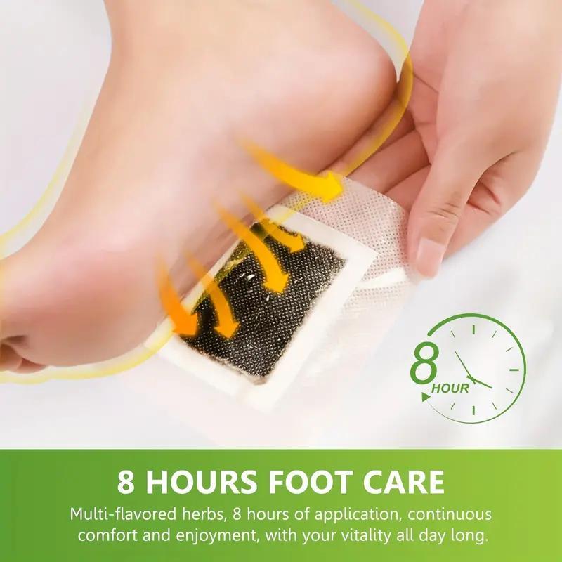 Deep Cleansing Foot Patch, Natural Bamboo Vinegar Ginger Powder Foot Pads, Adhesive Sheets For Foot Care, Christmas Gift