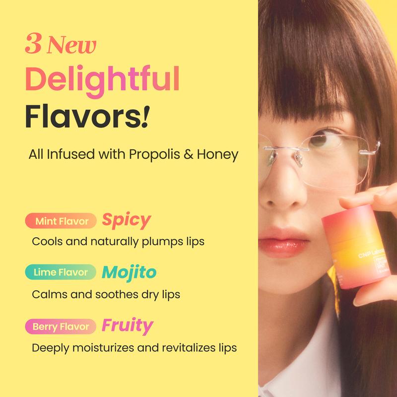 [CNP Official Shop] Honey Lip Plumper Spicy (Mint Flavor), Propolis Lipcerin, Hydrating Overnight Manuka Lip Butter & Balm & Mask, 12hrs Long-lasting Moisture, Gentle Exfoliation, Korean Skin Care, Shea Butter, Deep Nourish (0.5 fl.oz   15ml)