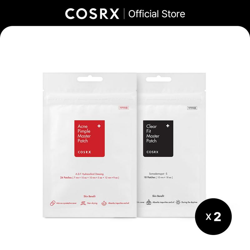 [COSRX OFFICIAL] Acne Pimple Master Patch + Clear Fit Master Patch Set