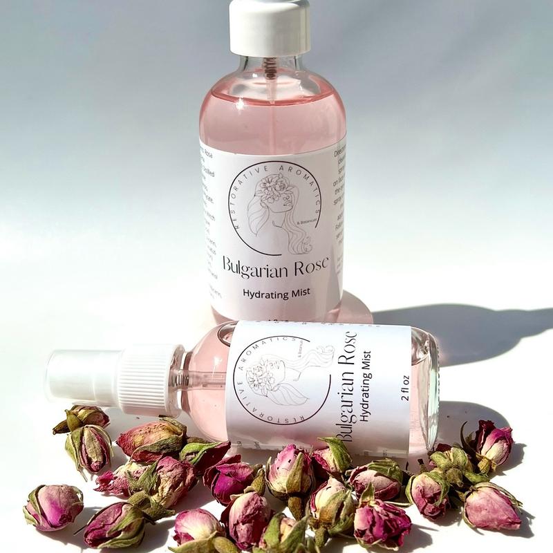 Bulgarian Rose Hydrating Face Mist - Cleansing Toner - Natural Face Toner - True Indulgence for Radiant and Balanced Skin - Natural Skincare