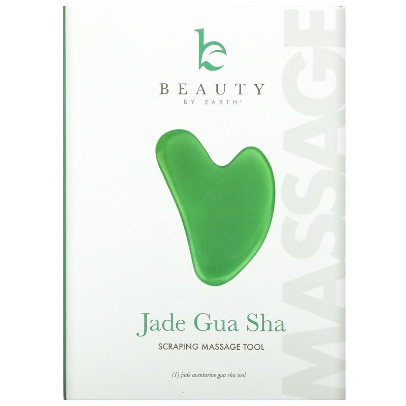 Beauty By Earth Jade Gua Sha, Scraping Massage Tool, 1 Tool