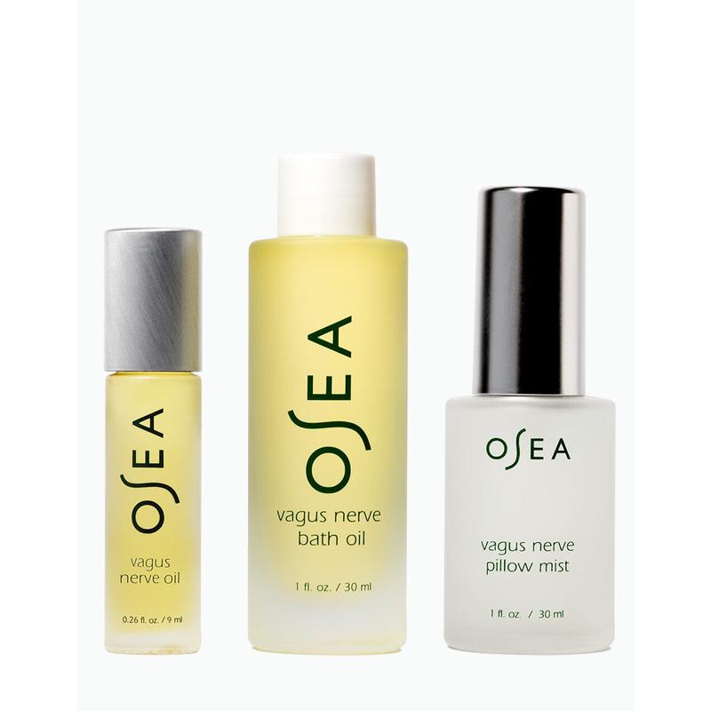 OSEA Vagus Nerve Travel Set - For Wellness & Relaxation Body Care Calming Lavender Scent