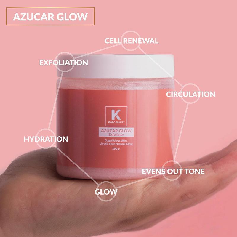 [+5$Get 2Pcs] Glow Exfoliator-Sugar Facial Scrub For Smoother| Summer Body Scrub,Clowing Skin|Body Exfoliation Newly Upgraded Glow Recipe Body Care Skin Care bodyexfoliate