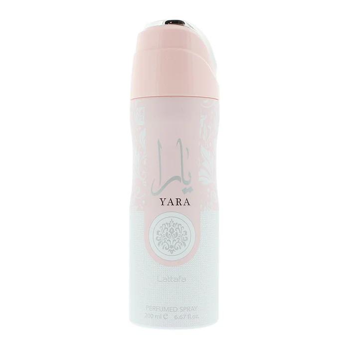 Yara Perfumed Body Spray Deodorant by Lattafa 200ml Bottle Body Care Floral