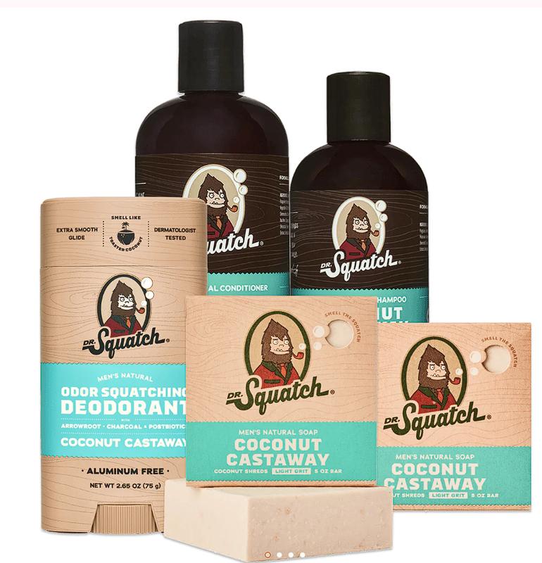 Dr. Squatch - Hair-to-Toe Set - Body and Hair Care for Men