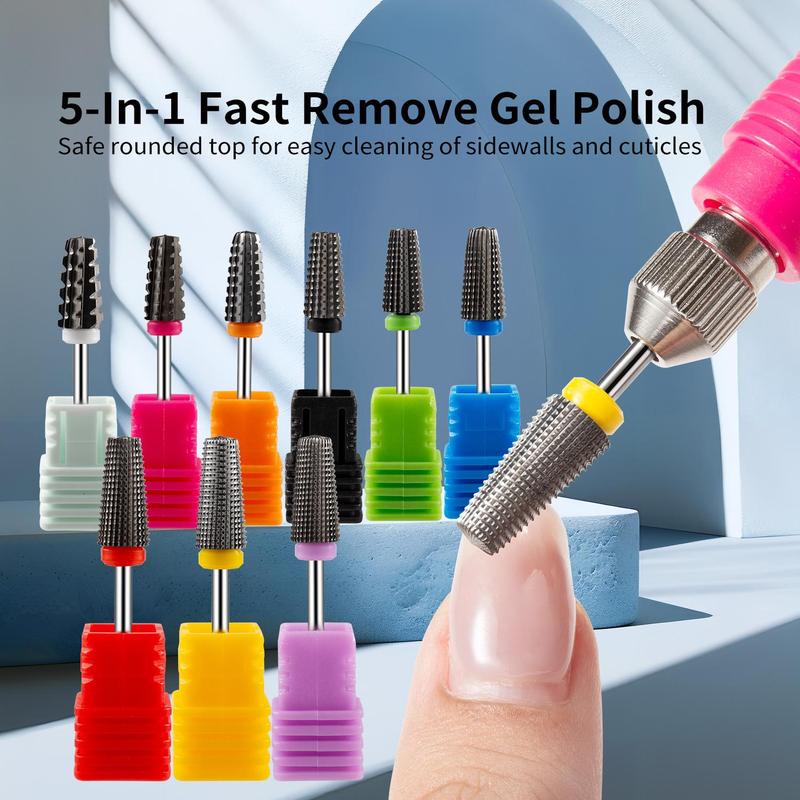 Electric Nail Drill Bit, 1 Count Hard Steel Grinding Head, Quick Nail Removal Pre-processing, To Remove Dead Skin Calluses, Nail Removal Grinding Bit