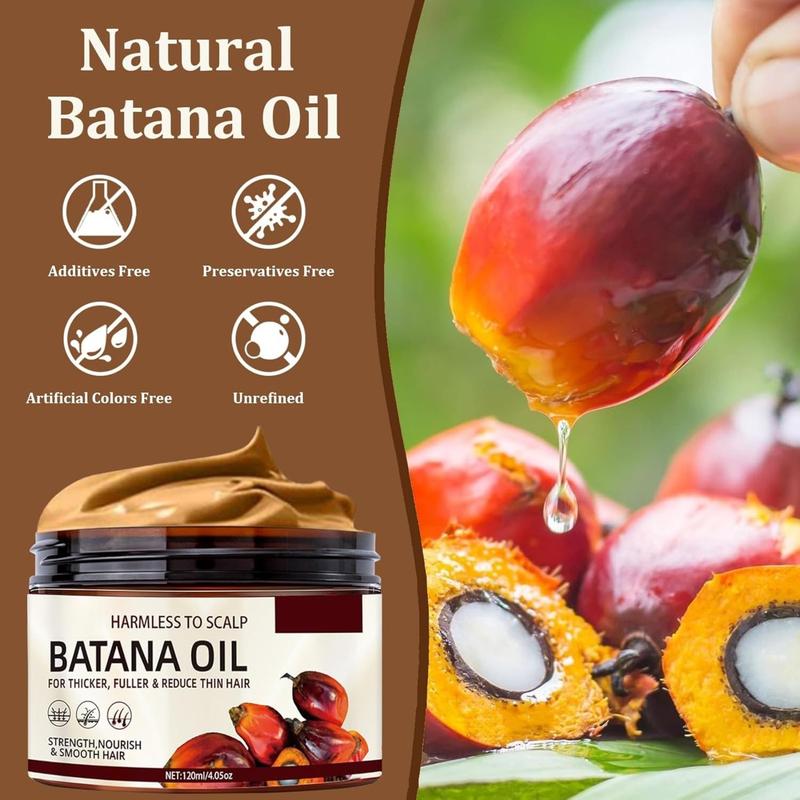 Organic Raw Batana Oil for Hair Growth - Unrefined Hair & Scalp Nourishment to Promote Strong, Healthy Hair | Natural Moisturizing Hair Care Oil | Hair Growth Oil for Enhanced Hair Care