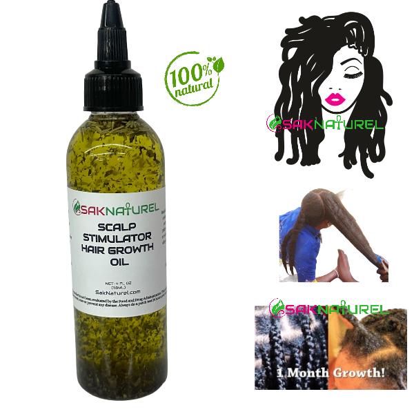 Scalp stimulator Hair Growth oil - Long Hair - Thick Hair -  Hair Growth - Ayurverdic Hair growth oil - Rosemary Hair Oil - Hibiscus Hair growth oil - Indian Hair Growth oil - Rosemary Fenugreek Hair Growth oil chebe Oil- Herbal Haircare Peppermint