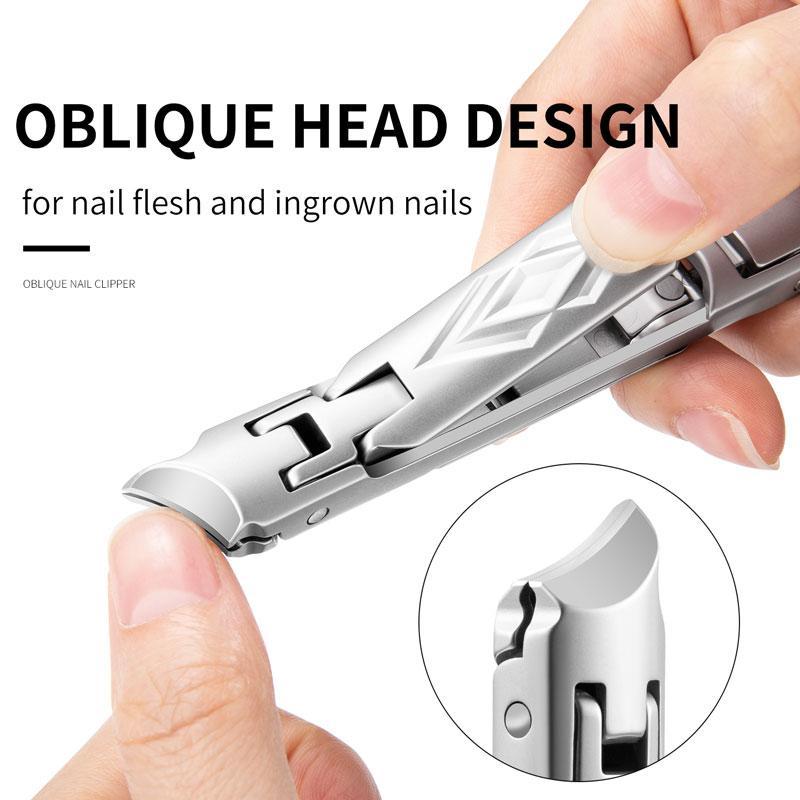 Labor-saving Nail Clipper, 1 Count Wide-mouth Pliers, Large Opening & Sharp Blade Nail Cutters, Sturdy Stainless Steel Finger & Toe Nail Care Tool