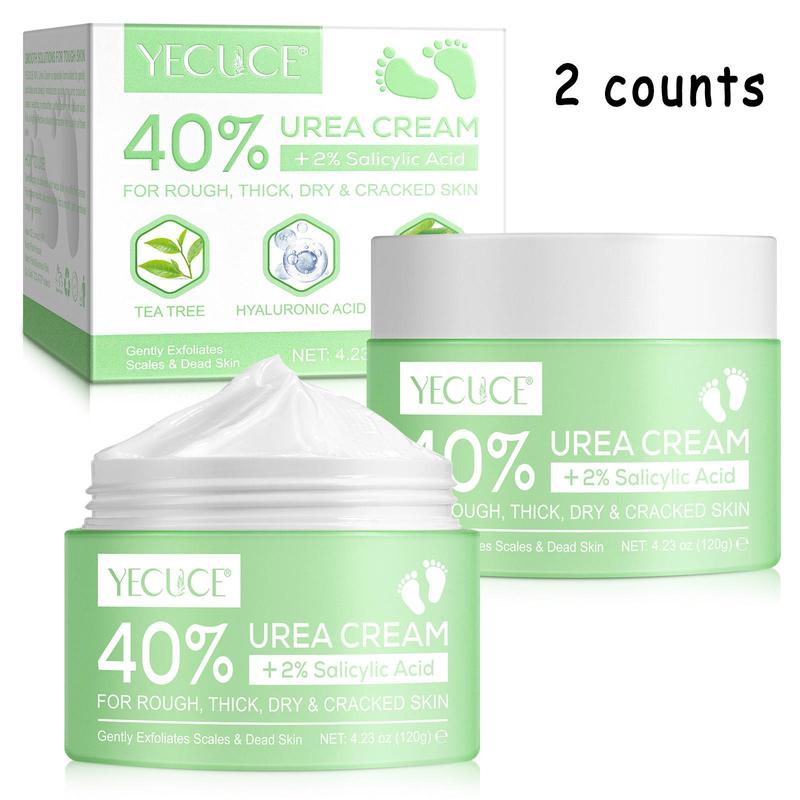 Urea Cream, Moisturizing Foot & Skin Cream for Rough, Thick, Dry & Cracked Skin, Hydrating Skin Care Product for Men & Women, Christmas Gift