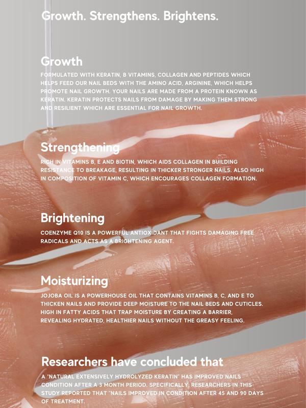 Peptide Nail Growth Oil - Nail Treatment