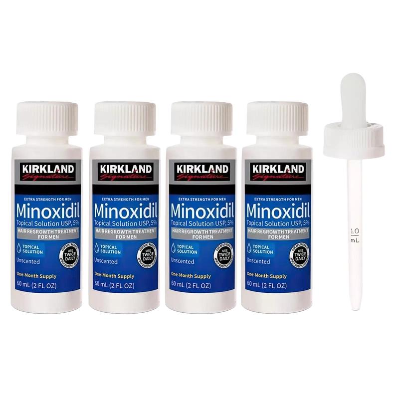 Kirkland Minoxidil 5% Extra Strength 1, 3, 6, 12 Months Supply Men Hair Regrowth ( New Packaging ) Hair Care  Serum Comfort  regrowth solution