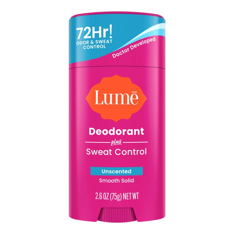 Lume Solid Stick Deodorant PLUS Sweat Control