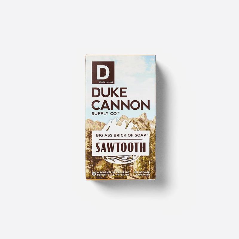 Duke Cannon Supply Co. Big Brick of Soap for Men - Sawtooth, Alpine Air and Cedarwood Scent, 10 oz Body Care