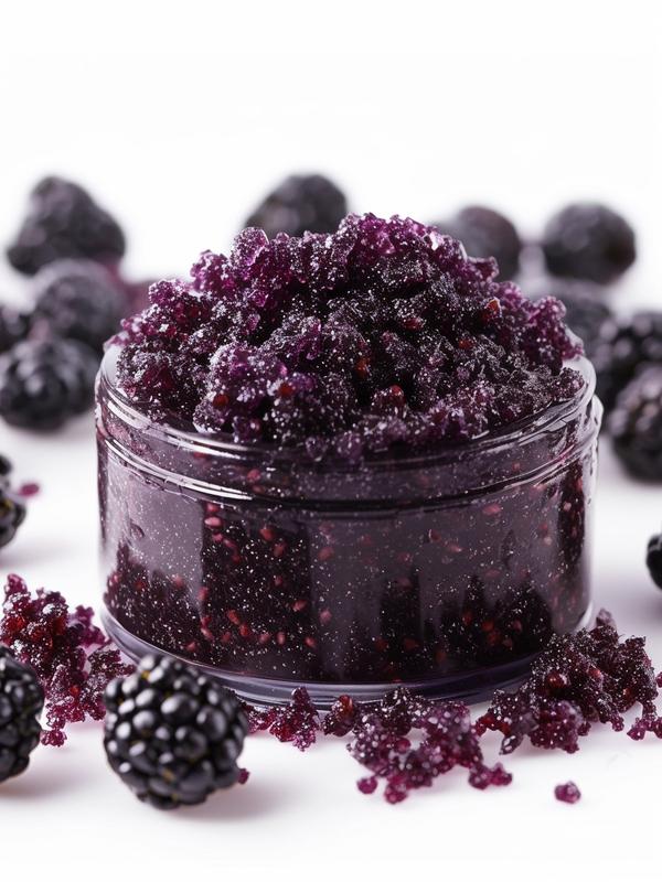 BLACKBERRY BODY SCRUB -Ultrasmooth Soft Skin with the Heavenly Scent of Fresh Juicy Blackberries - MADE IN USA