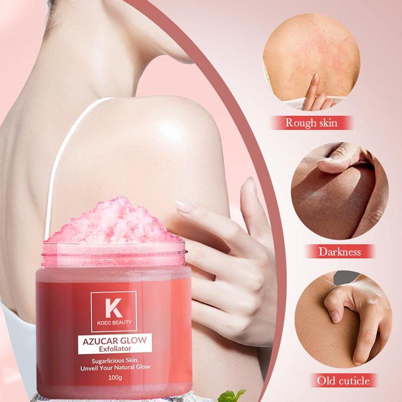 [+5$Get 2Pcs] Glow Exfoliator-Sugar Facial Scrub For Smoother| Summer Body Scrub,Clowing Skin|Body Exfoliation Newly Upgraded Glow Recipe Body Care Skin Care bodyexfoliate