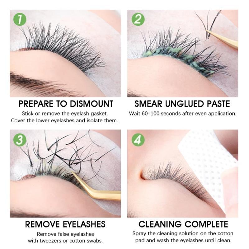 10g Jelly Eyelash Extension Remover for Lash, Salon Lash Artist Professional Use Only, 10g Jelly Clear Cream Remover