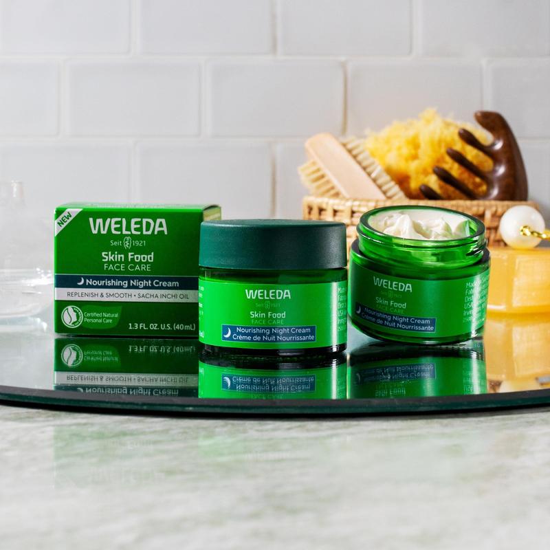 Weleda Skin Food Face Care Nourishing Night Cream - Plant Rich Moisturizer with Hydrating Squalane to Nourish Skin Overnight