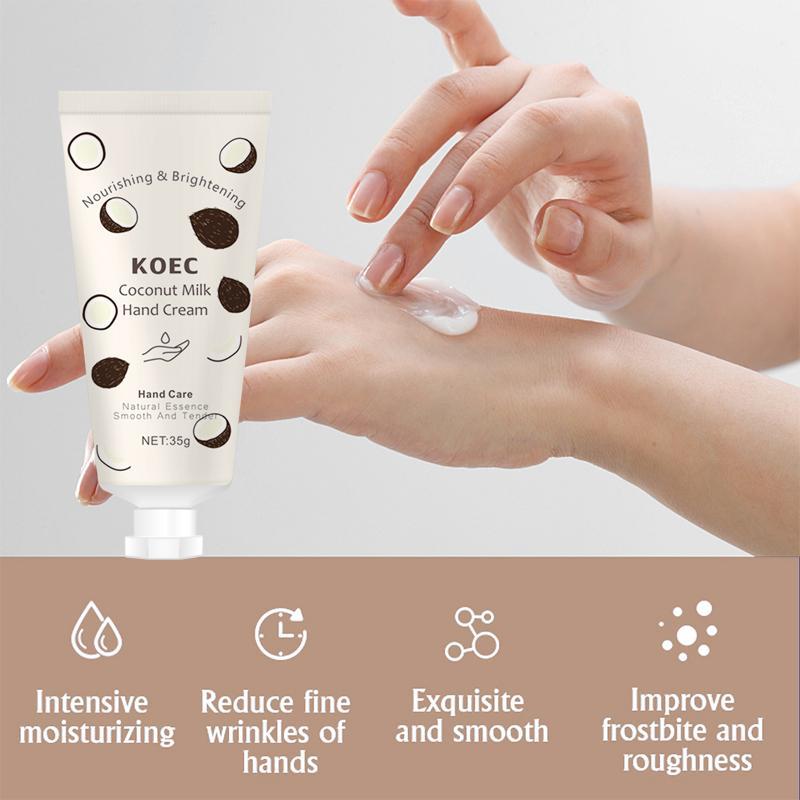 Natural Plant Fragrance Moisturizing Hand Cream, 35g Nourishing Hand Cream, Hydrating Hand Lotion for Dry Cracked Hands, Exfoliating Hand Care Product for Women & Men