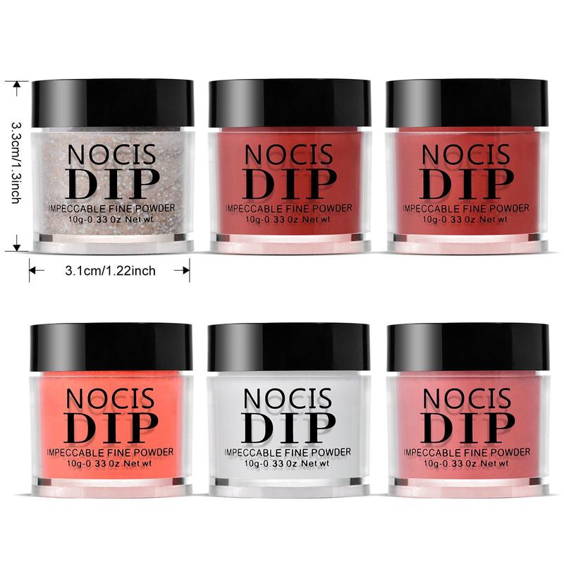 6-color Color Jump Series Gel Nail Polish Set, 1 Set Long Lasting Shimmering Nail Art DIY For Women & Girls, Nail Art & Nail Polishes