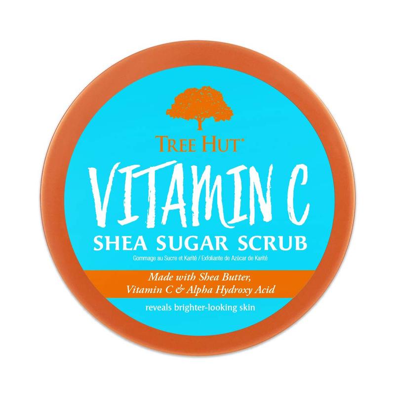 Vitamin C Shea Sugar Scrub, 18 oz, Ultra Hydrating and Exfoliating Scrub for Nourishing Essential Body Care