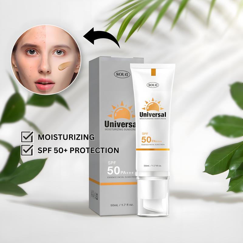 SPF 50+ Tinted Sunscreen | Lightweight All-in-One Sunscreen & Foundation |Travel Size Sunscreen | Hydrating Provides broad-spectrum UV protection.