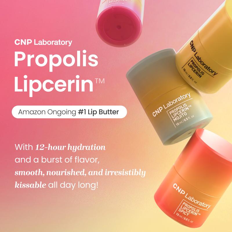 [CNP Official Shop] Honey Lip Plumper Spicy (Mint Flavor), Propolis Lipcerin, Hydrating Overnight Manuka Lip Butter & Balm & Mask, 12hrs Long-lasting Moisture, Gentle Exfoliation, Korean Skin Care, Shea Butter, Deep Nourish (0.5 fl.oz   15ml)