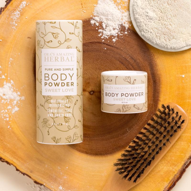 Talc Free Body Powder, Sweet Love Vanilla