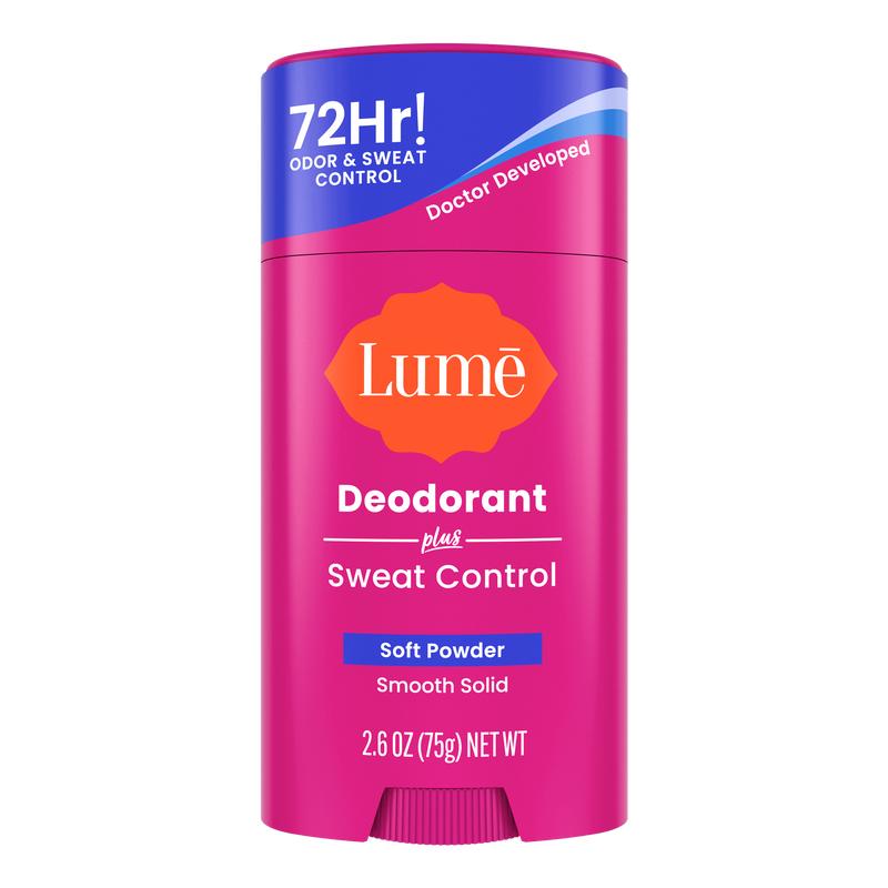 Lume Solid Stick Deodorant PLUS Sweat Control