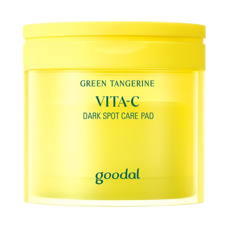 GOODAL Green Tangerine Vita C Dark Spot Care Pad Lemon Skincare Brightening Exfoliate