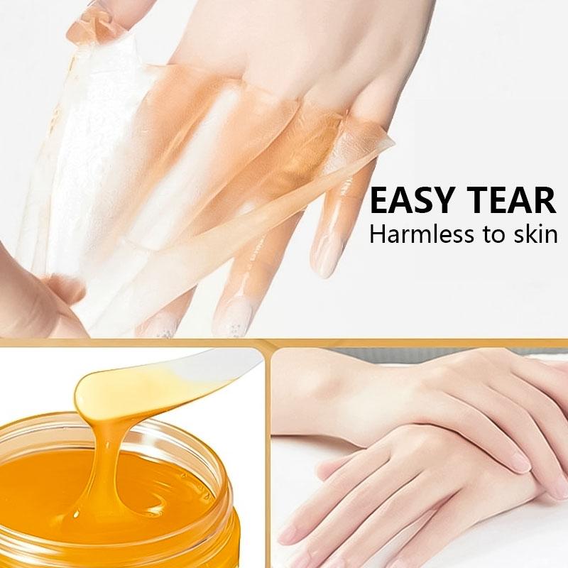 Vitamin C and turmeric hand and foot masks brighten skin tone, remove dead skin, Smooth and soft, Deep moisturizing care, Gentle skincare