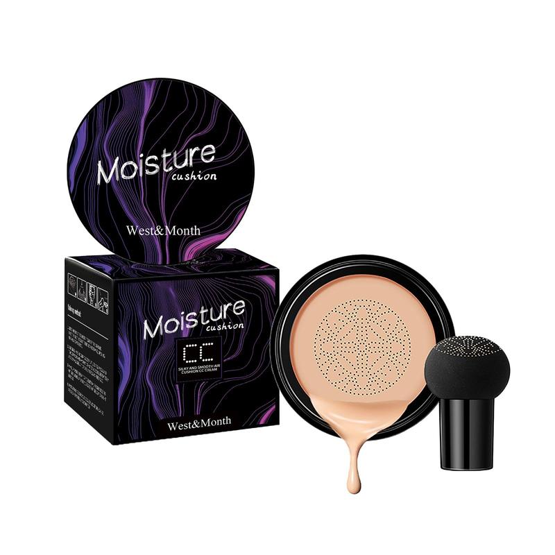 Mushroom Head Air Cushion BB Cream, Help Brighten and Moisturize Skin, Concealer Contour Cream, Long-lasting