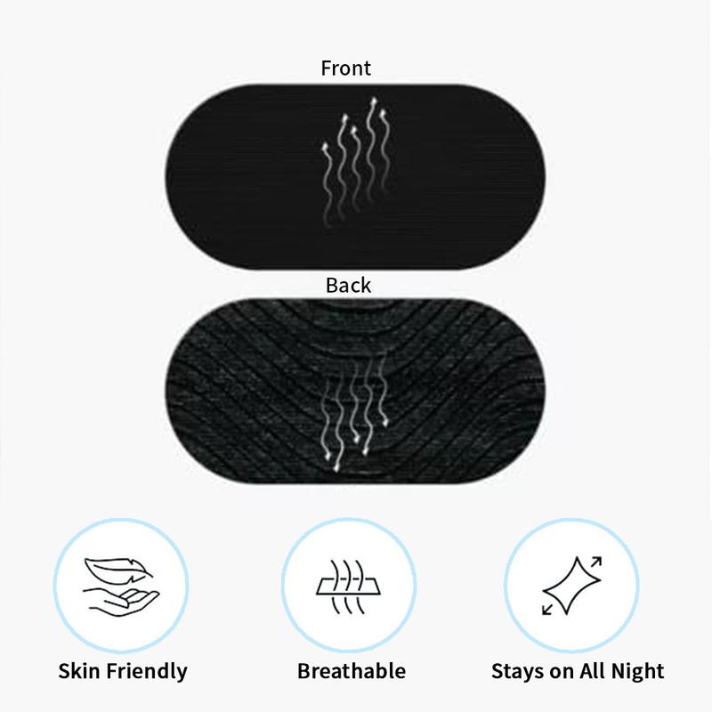 30 Pack Anti Snoring Mouth Tape -Oral tape (pack of 30 ), black soft-grade fabric, anti-snoring, sleep-improving breathing patch Hypoallergenic and Skin-Friendly - Gentle Comfort Skincare for Restful Sleep - Black Friday Christmas