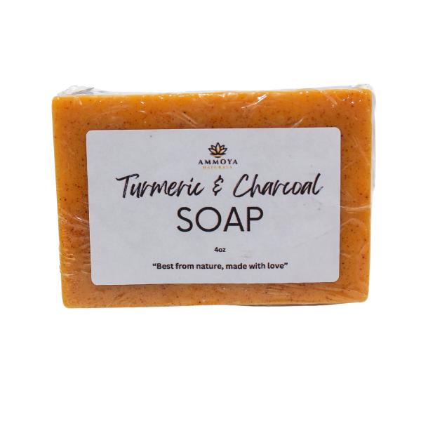 Turmeric and Charcoal Daily Face and Body Soap Body Care Body Wash acne spots