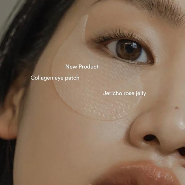 [Abib] Collagen Eye Patch Jericho Rose Jelly (60 Patches) Vegan Collagen, Transparent Hydrogel Under Eye Mask for Sensitive Plumper Skin repair eye korea  face melting  collagen