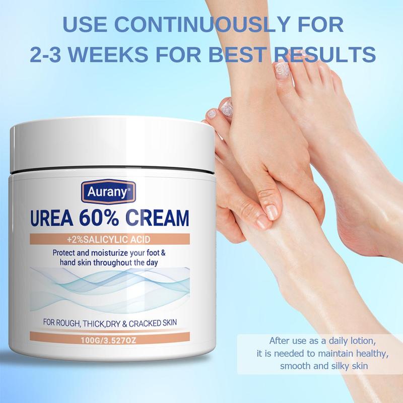 60% Urea Cream for Feet, Moisturizing & Hydrating Foot Care Cream, Foot Skin Care Product for Dry Cracked Skin, Callus Remover for Feet, Christmas Gift