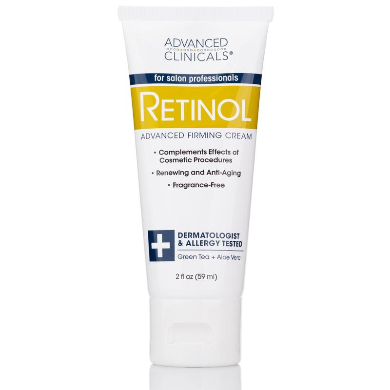 Advanced Clinicals Retinol Firming Cream + Retinol Firming Travel Size Cream (No Added Fragrance)