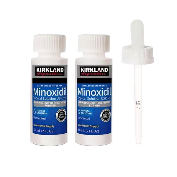 Kirkland Minoxidil 5% Extra Strength 1, 3, 6, 12 Months Supply Men Hair Regrowth (New Packaging)  Hair Care Comfort Serum