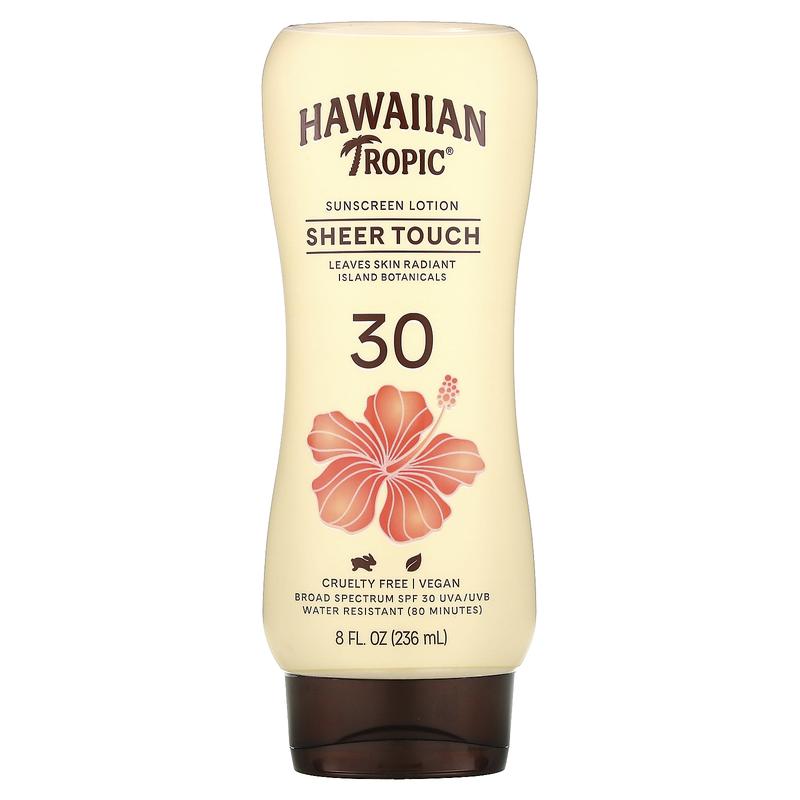 Hawaiian Tropic Sheer Touch, Sunscreen Lotion, SPF 30, 8 fl oz (236 ml)