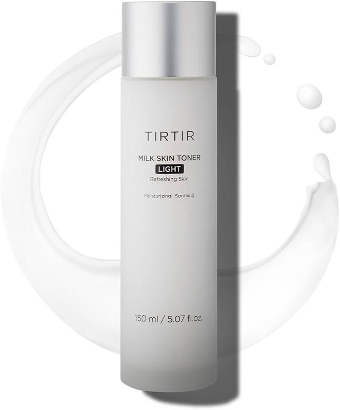 [TIRTIR] Milk Skin Toner Light | Moisturizing, Instant Glow, 2% Niacinamide, Rice Bran Extract, Ceramide, Panthenol, Cruelty-Free, Fungal Acne Friendly, Vegan, 5.07 fl.oz.