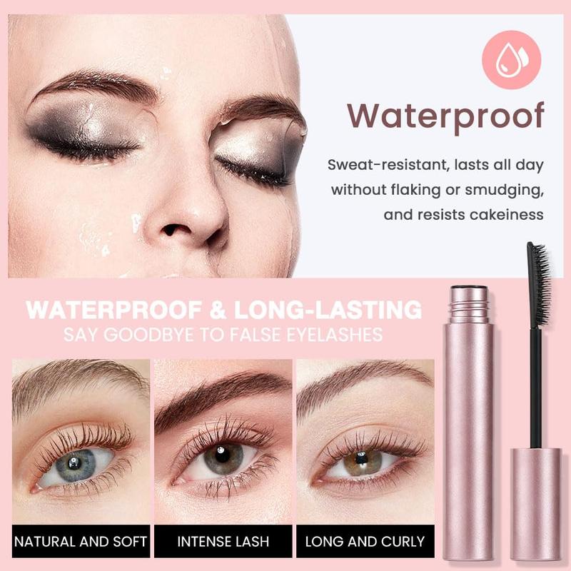 Limitless Lah Mascara, Waterproof, Flake & Smudge Resistant, Cruelty-Free, Nourishing Formula (Brown, 1pcs) Makeup