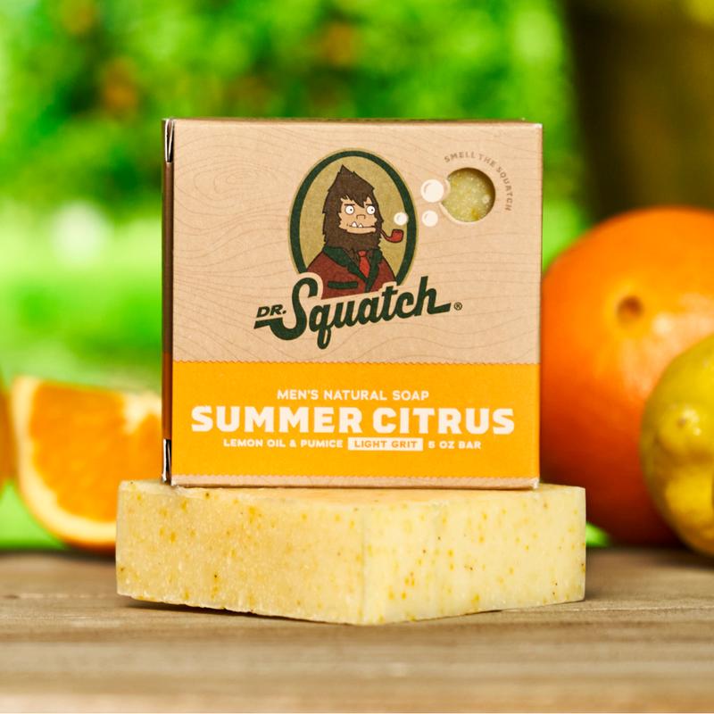 Dr. Squatch - Summer Citrus Bar Soap - Body Care for Men