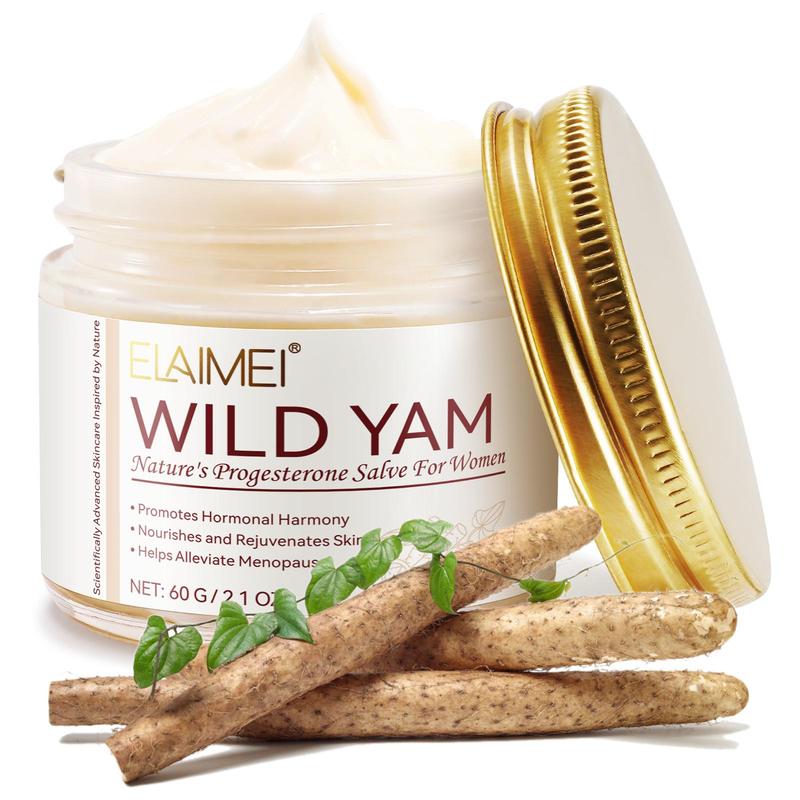 Wild Yam Cream, Natural Wild Yam Cream, Moisturizer for Dry Skin, Body Care Product for Women, Skin Care Product for Daily Use, Christmas Gift