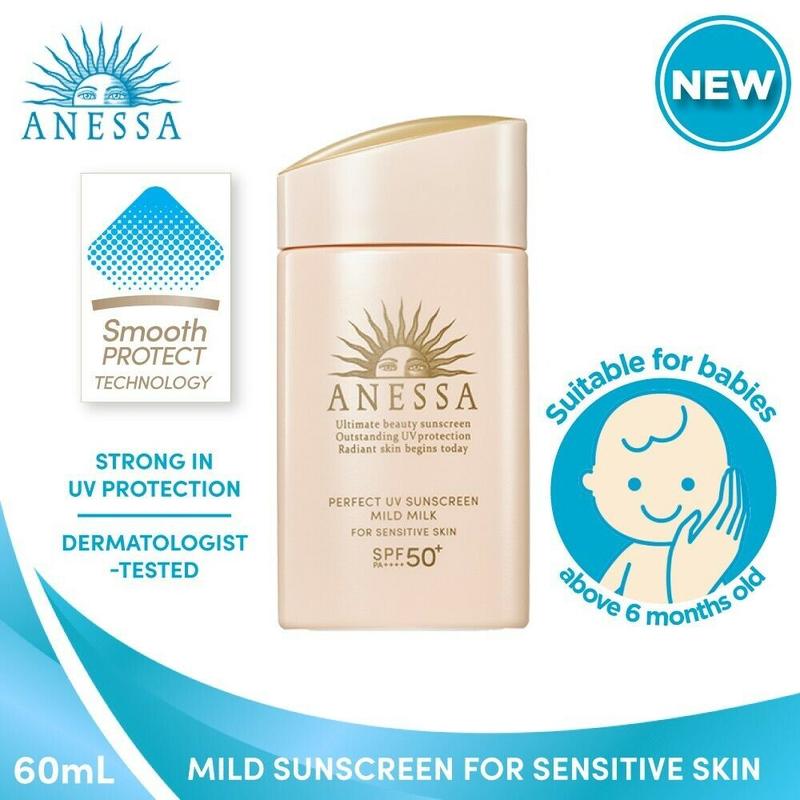 ANESSA Perfect UV Sunscreen Mild Milk N SPF50+ PA++++ 60ml new 2024 version