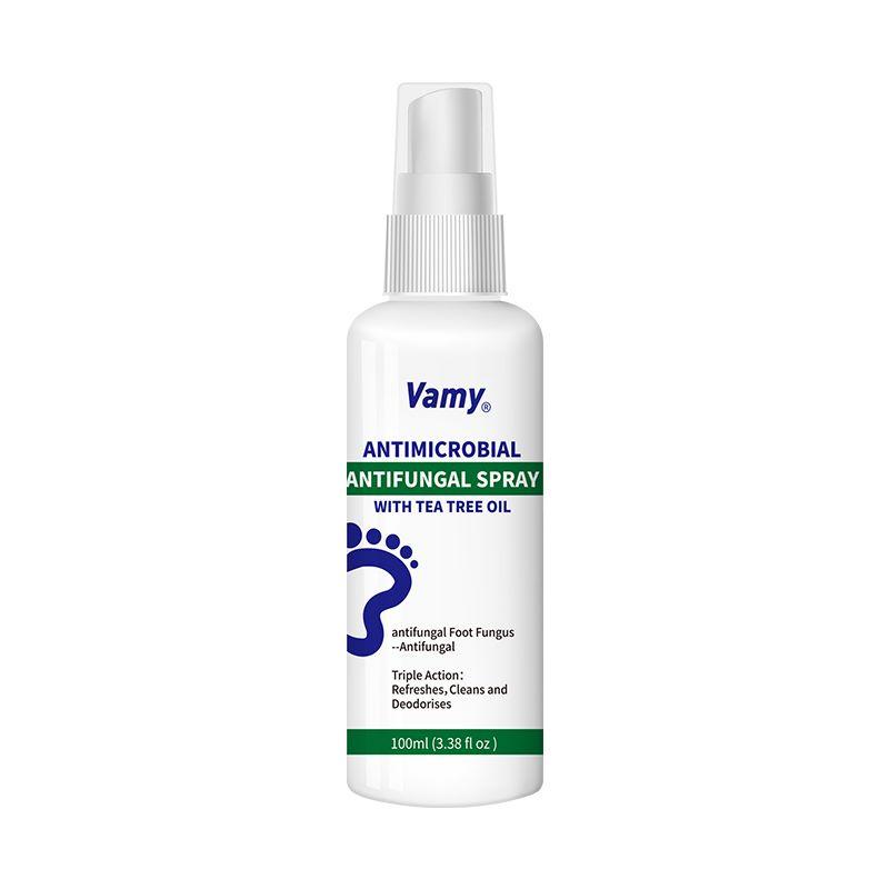 Vamy long-lasting disinfection footsanitizerspray ,antimicrobial foot cleanser liquid soap,pure natural Tea Tree Oil and oregano leaf longacting disinfectant antibacterial spray Tinea pedis,itching, clear zal footsanitizerspray